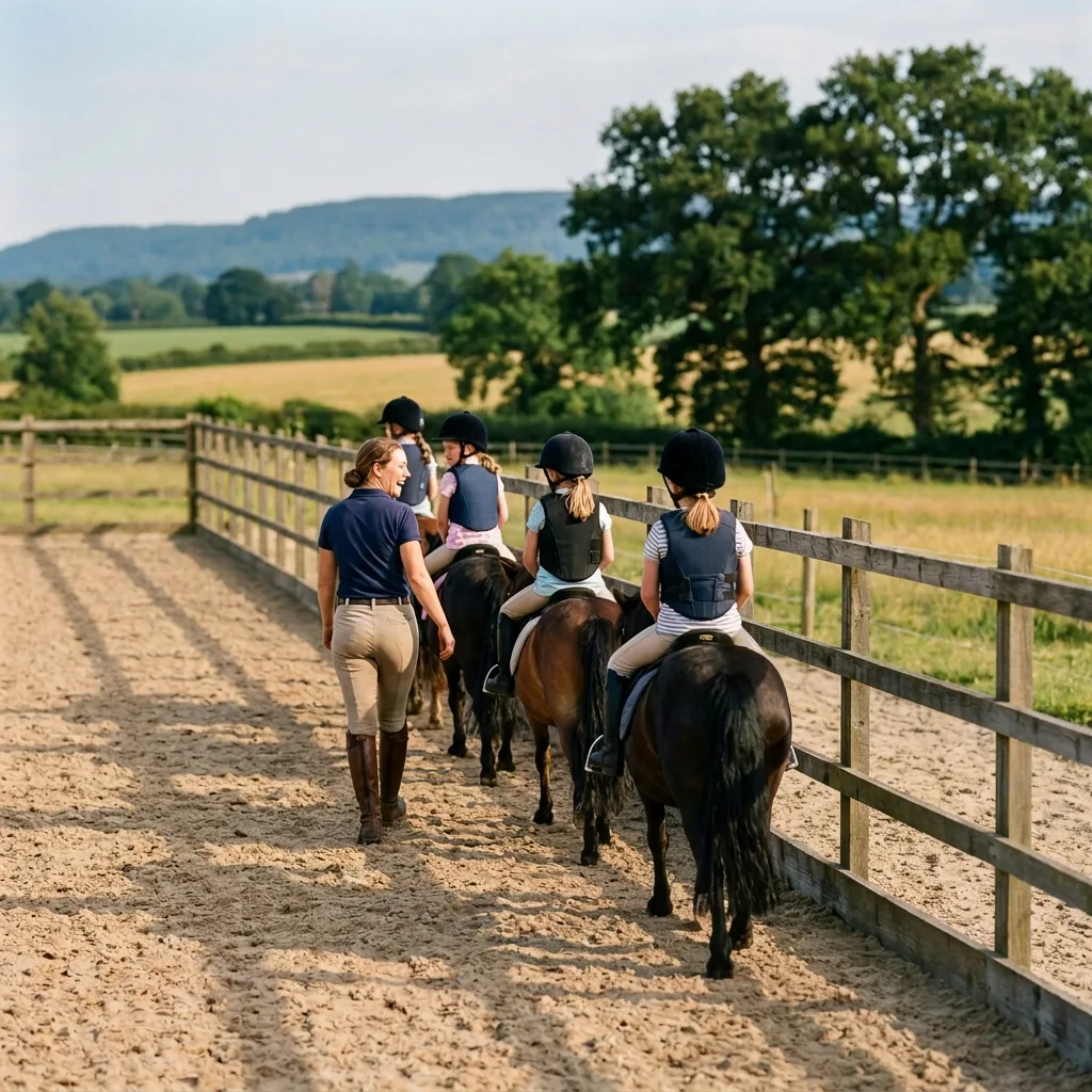 Cours de poney à Villette-d'Anthon, Isère